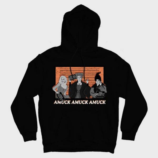 Amuck Amuck Amuck Mugshot Hoodies