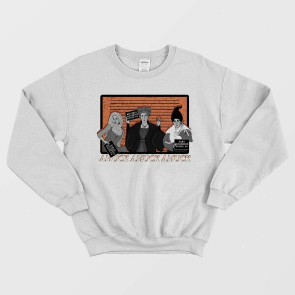 Amuck Amuck Amuck Mugshot Sweatshirt