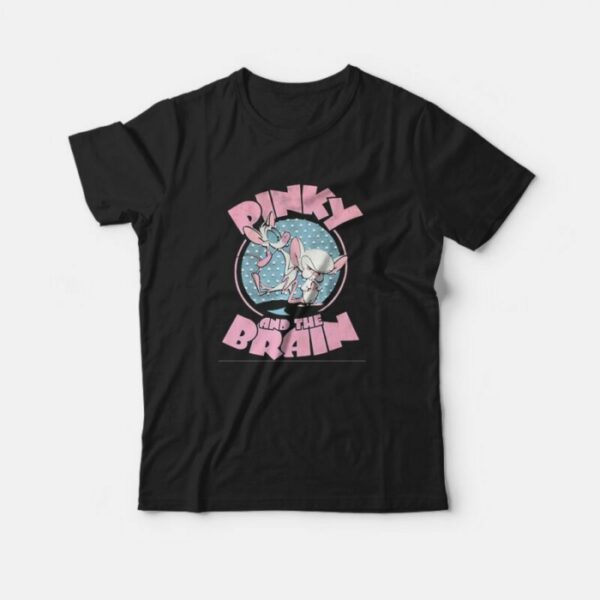 Animaniacs Pinky &amp The Brain Black T-shirt