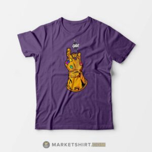 Avenger Infinity Gauntlet Snap T-shirt – Avenger Endgame Avenger Infinity Gauntlet Snap T-shirt – Avenger Endgame