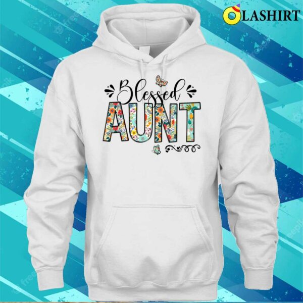Buy Blessed Aunt Floral Mother’s Day T-shirt