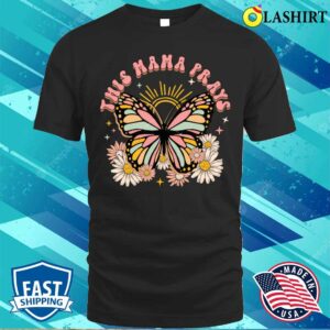 Christian Mom T-shirt, This Mama Prays Retro Butterfly For Mothers Day T-shirt Christian Mom T-shirt, This Mama Prays Retro Butterfly For Mothers Day T-shirt