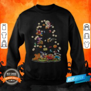 Eat Drink And Be Scary Be Careful Witch Halloween Shirt