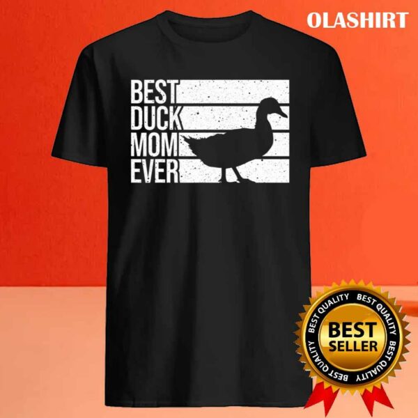 Funny Duck Mom Art For Women Girls Mother’s Day Duck T-shirt
