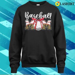 Leopard Baseball Mom Shirt Baseball Mom Mothers Day Mama T shirt 4