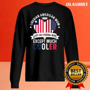 Liberian American Mom Mothers Day Liberia Flag Shirt