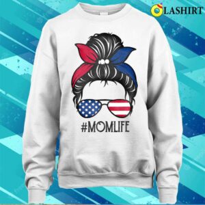 Mom Life American Mom Mothers Day T shirt 4