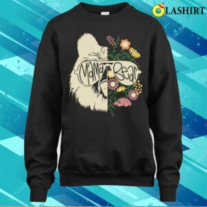 Mother Day T shirt Mama Bear Half Bear Half Flower Hippie Mom Kids Mothers Day T shirt 4