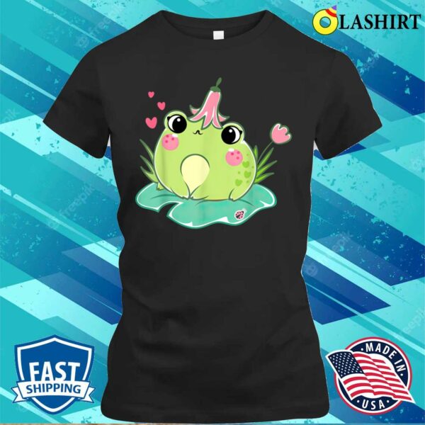 Mothers Day T-shirt, Cute Cottagecore Frog T-shirt