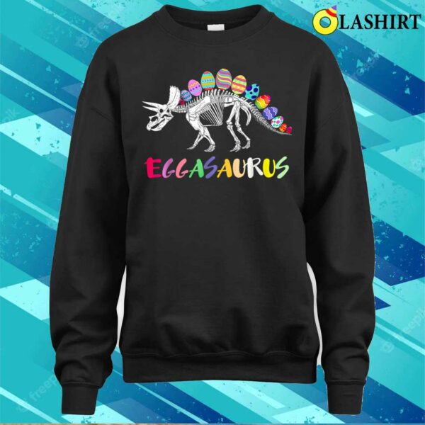 Mothers Day T-shirt, Funny Eggasaurus Stegosaurus Egg Dinosaur Easter Boys Gift T-shirt