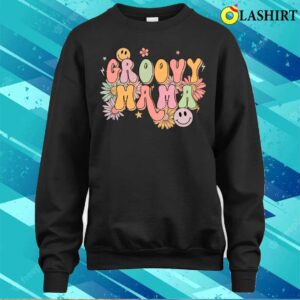 Mothers Day T shirt Groovy Mama Retro 70s Funky Hippie Mothers Day T shirt 4