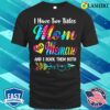Mothers Day T-shirt, Womens I Have Two Titles Mom And Memaw Tie Dye Mors Day T-shirt