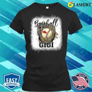 New Bleached Baseball Gigi Leopard Baseball Lovers Mother's Day T-shirt 1 New Bleached Baseball Gigi Leopard Baseball Lovers Mothers Day T shirt 2