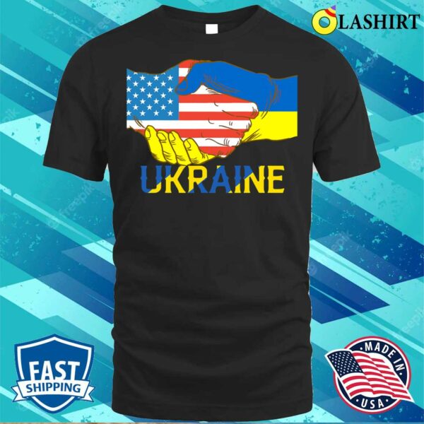 New Vintage Ukraine Postage Stamp Flag Pride Mother’s Day 2 T-shirt