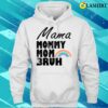 Nice Funny Mama Mommy Mom Bruh, Mother’s Day Vintage Rainbow T-shirt