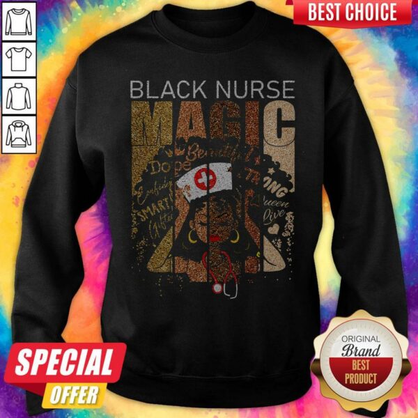 Premium Black Nurse Magic Shirt