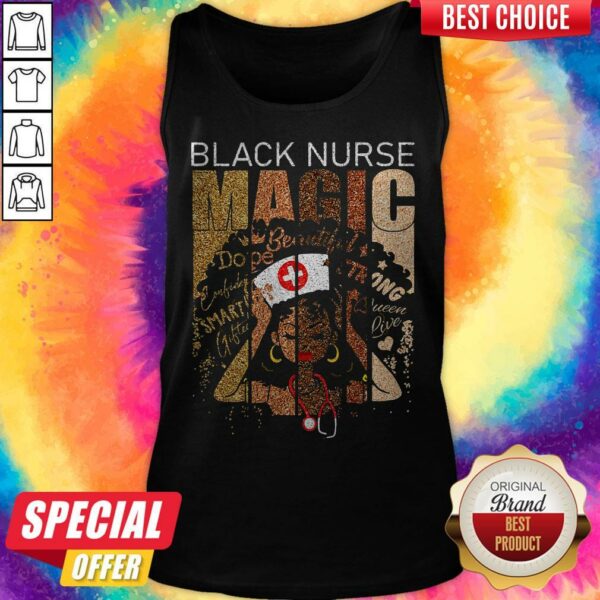 Premium Black Nurse Magic Shirt