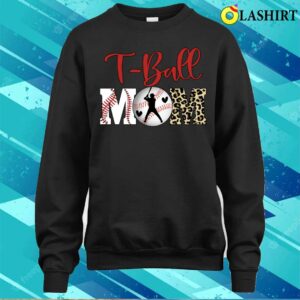 T Ball Mom Leopard Tee Ball Player Team Sport Mothers Day Women Matching T-shirt 3 T Ball Mom Leopard Tee Ball Player Team Sport Mothers Day Women Matching T shirt 4