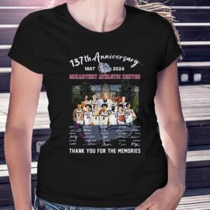 137th Anniversary 1887-2024 Mccarthey Athletic Center Thank You For The Memories T-shirt