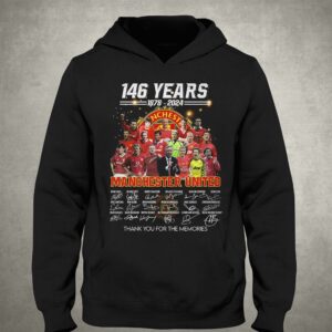 146 Years 1878 – 2024 Manchester United Thank You For The Memories T-shirt 2 146 Years 1878 2024 Manchester United Thank You For The Memories T shirt 3