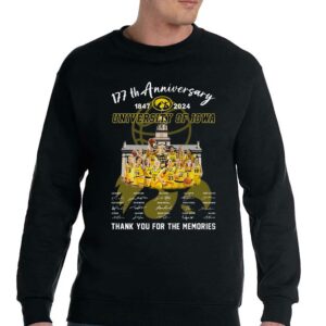 177th Anniversary 1847-2024 University Of Iowa Thank You For The Memories T-shirt 3 177th Anniversary 1847 2024 University Of Iowa Thank You For The Memories T shirt 4