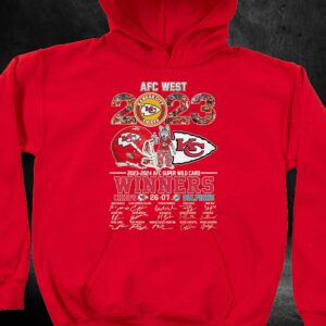 2023 2024 Afc Super Wild Card Winners Kansas City Chiefs 26 07 Miami Dolphins T shirt 3