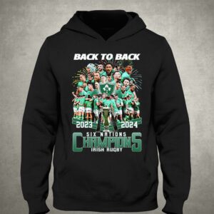 2024 Back To Back Six Nations Champions Irish Rugby T-shirt 2 2024 Back To Back Six Nations Champions Irish Rugby T shirt 3