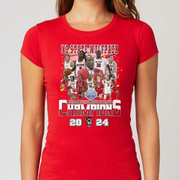 2024 Mens Basketball Tournament Champions Nc State Wolfpack T-shirt