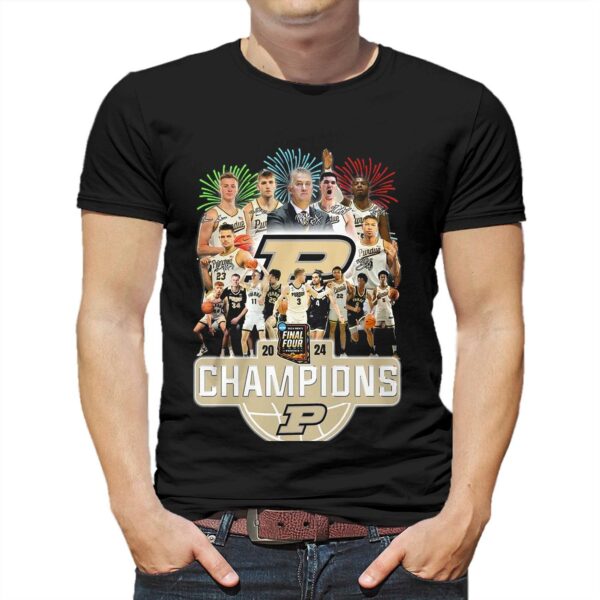 2024 Mens Final Four Champions Purdue Boilermakers T-shirt