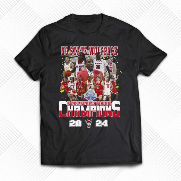 2024 Nc State Wolfpack Mens Basketball Champions T-shirt