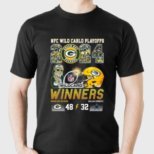 2024 Nfc Wild Carld Playoffs Winners Green Bay Packers 48 – 32 Dallas Cowboys T-shirt 2024 Nfc Wild Carld Playoffs Winners Green Bay Packers 48 – 32 Dallas Cowboys T-shirt