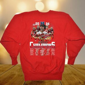 2024 San Francisco 49ers Champions Signatures T-shirt