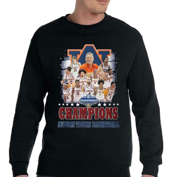 2024 Tournament Champions Auburn Tigers Basketball T-shirt