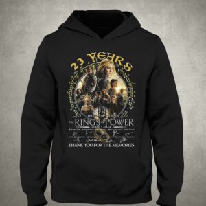 23 Years The Lord Of The Rings Rings Of Power 2001-2024 Thank You For The Memories T-shirt 2 23 Years The Lord Of The Rings Rings Of Power 2001 2024 Thank You For The Memories T shirt 3