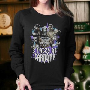 3 Faces Of Cardona Indy God Deathmatch King Zack Ryder Shirt 4