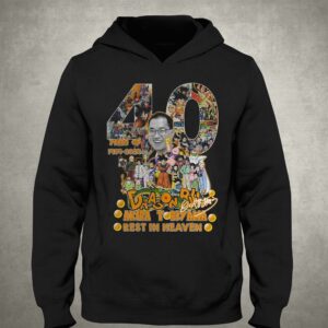 40 Years Of 1984-2024 Dragon Ball Akira Toriyama Rest In Heaven T-shirt 2 40 Years Of 1984 2024 Dragon Ball Akira Toriyama Rest In Heaven T shirt 3