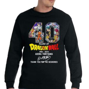 40 Years Of Dragon Ball 1984-2024 Akira Toriyama Thank You For The Memories T-shirt 3 40 Years Of Dragon Ball 1984 2024 Akira Toriyama Thank You For The Memories T shirt 4