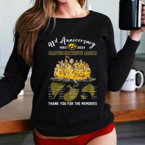 41st Anniversary 1983-2024 Carver Hawkeye Arena Thank You For The Memories T-shirt