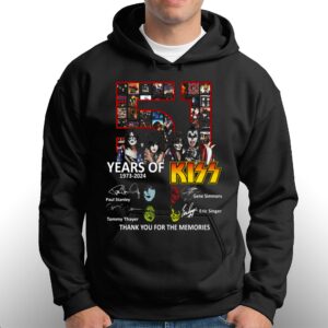 51 Years Of 1973-2024 Kiss Band Thank You For The Memories T-shirt 2 51 Years Of 1973 2024 Kiss Band Thank You For The Memories T shirt 3