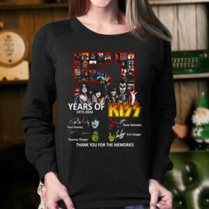51 Years Of 1973-2024 Kiss Band Thank You For The Memories T-shirt 3 51 Years Of 1973 2024 Kiss Band Thank You For The Memories T shirt 4