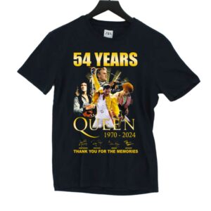 54 Years Queen 1970-2024 Thank You For The Memories T-shirt 54 Years Queen 1970-2024 Thank You For The Memories T-shirt