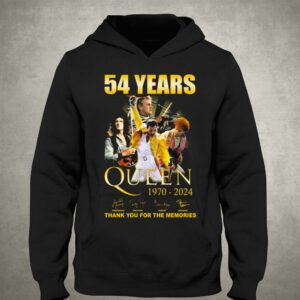54 Years Queen 1970 2024 Thank You For The Memories T shirt 3