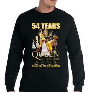 54 Years Queen 1970 2024 Thank You For The Memories T shirt 4