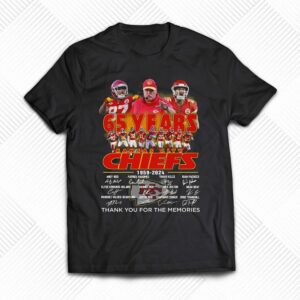 65 Years Kansas City Chiefs 1959 – 2024 Thank You For The Memories T-shirt 65 Years Kansas City Chiefs 1959 – 2024 Thank You For The Memories T-shirt