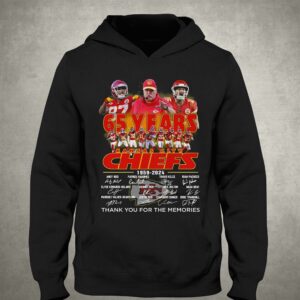 65 Years Kansas City Chiefs 1959 2024 Thank You For The Memories T shirt 3