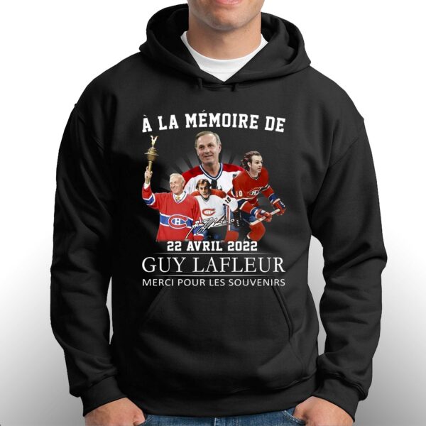 A La Memoire De 22 Avril 2022 Guy Lafleur Merci Pour Les Souvenirs T-shirt