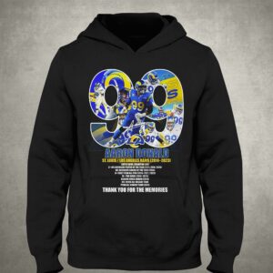 Aaron Donald St Louis Los Angeles Rams 2014 2023 Thank You For The Memories T shirt 3