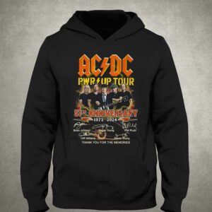 Acdc Pwr Up Tour 51st Anniversary 1973 – 2024 Thank You For The Memories T-shirt 2 Acdc Pwr Up Tour 51st Anniversary 1973 2024 Thank You For The Memories T shirt 3