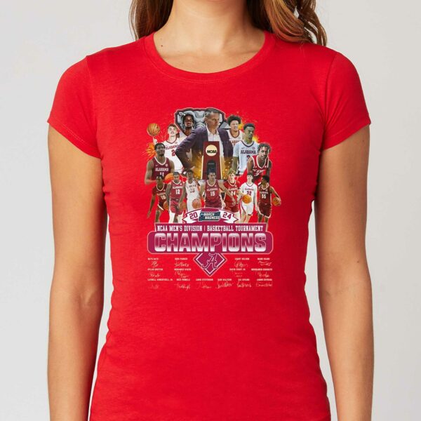 Alabama 2024 March Madness Ncaa Mens Division Basketball Tournament Champions T-shirt