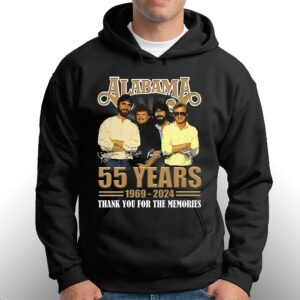 Alabama 55 Years 1969 2024 Thank You For The Memories T shirt 3